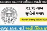 અમદાવાદ મ્યુનિસિપલ કોર્પોરેશન ભરતી 2025 : ₹1.75 લાખ સુધીનો પગાર, તરત કરો અરજી