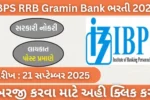 IBPS RRB Gramin Bank ભરતી 2025 : 13,217 જગ્યાઓ માટે ઓનલાઇન અરજી શરૂ, જાણો પગાર, લાયકાત અને પરીક્ષાની તારીખો